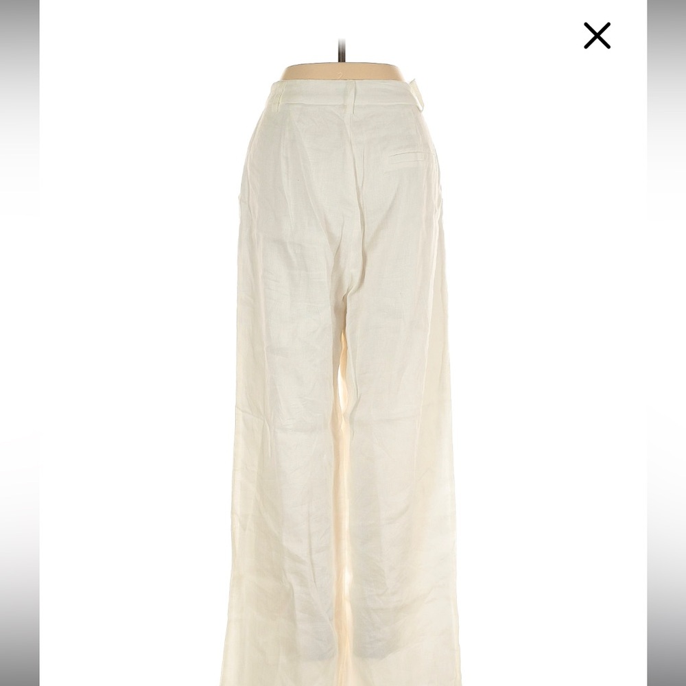 Dissh white linen pant Size 2